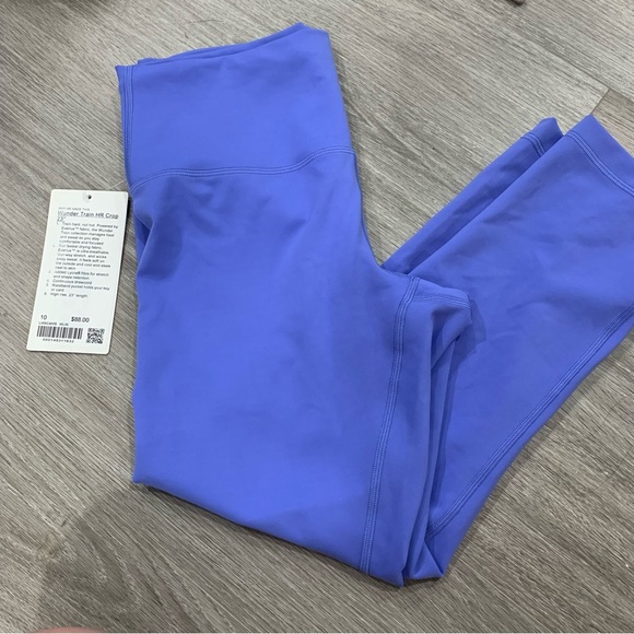 lululemon athletica Pants - Lululemon Wunder Train HR Crop Tight - 23" - Retail $88 Size 10 Purple Womens